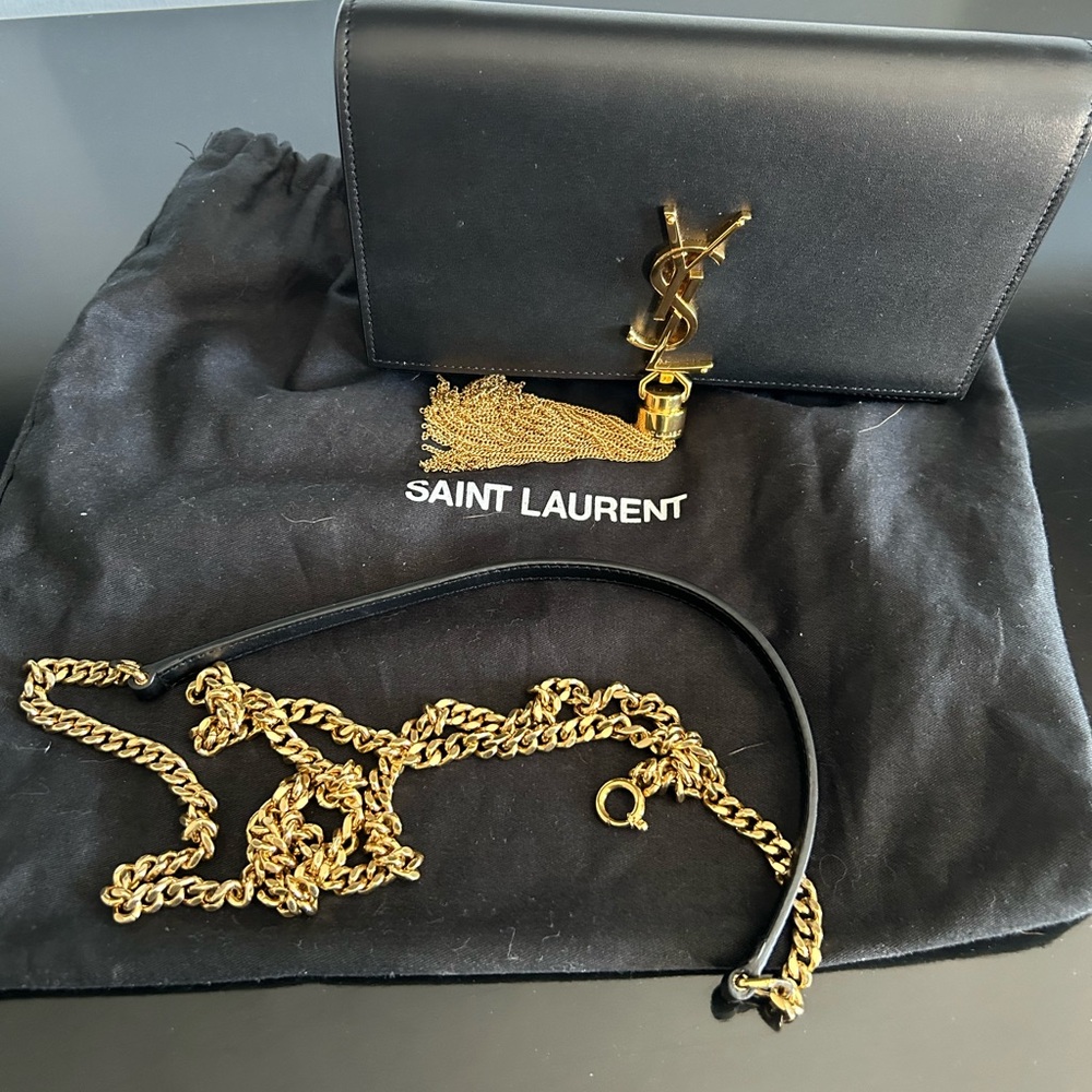 YSL Kate Tassel Wallet on Chain